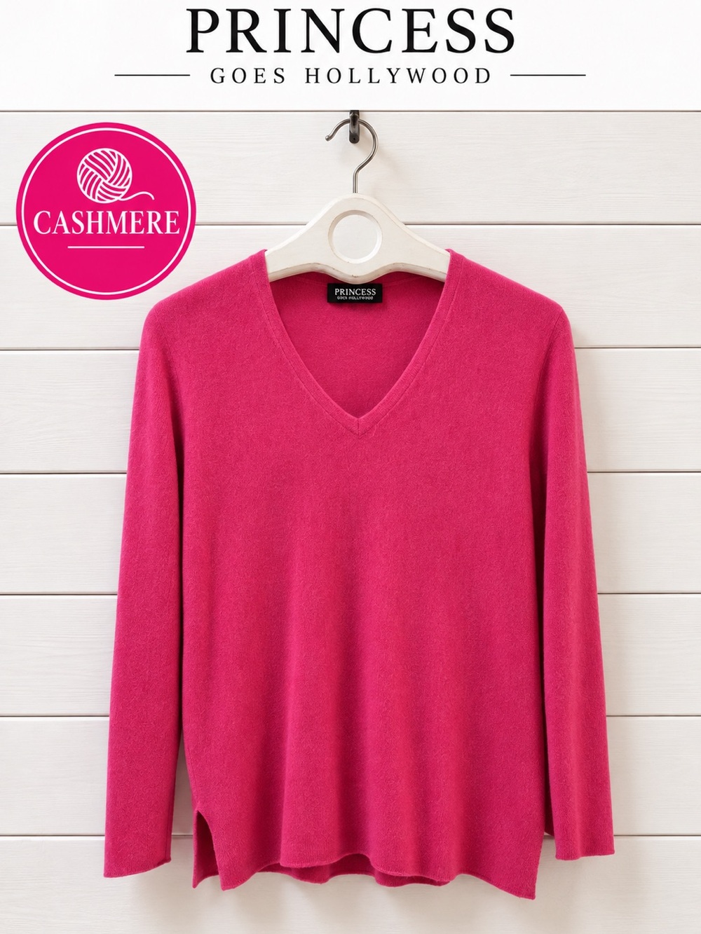 PRINCESS GOES HOLLYWOOD – 100% Cashmere Sweater (Size 38)